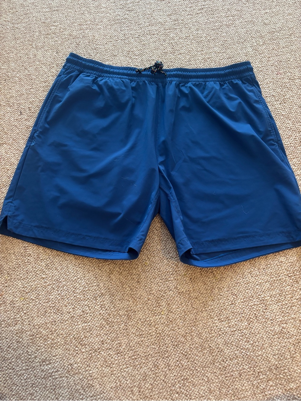 RHONE Men's Athletic Shorts in Deep Blue
